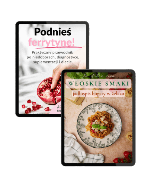 Włoskie Smaki. Jadłospis bogaty w żelazo + e-book: Podnieś ferrytynę